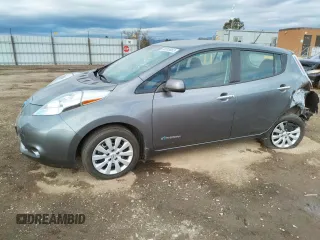 2016 Nissan LEAF S with VIN 1N4BZ0CP1GC313399, listed as a Copart auction lot 38595063 with 43,316 mi miles. Bid and sale history available at carsss.com. Image 1.