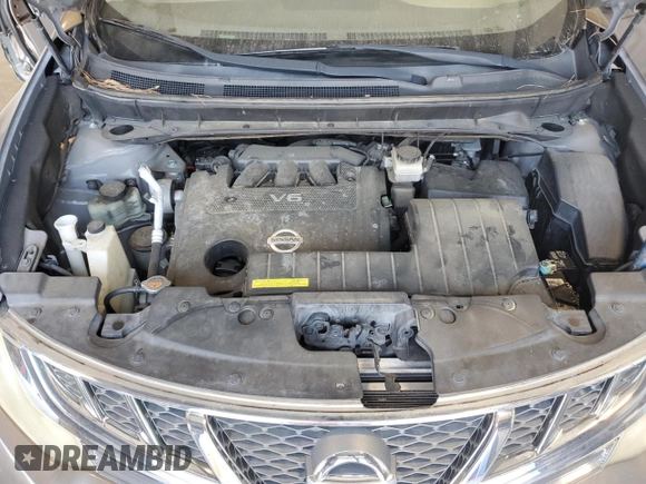 2012 Nissan Murano S with VIN JN8AZ1MU1CW105102, listed as a Copart auction lot 52604415 with 132,161 mi miles and Salvage title. Bid and sale history available at DreamBid. Image 12.