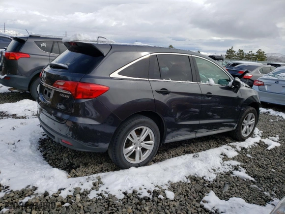 2013 Acura RDX with VIN 5J8TB3H3XDL000469, listed as a Copart auction lot 51023105 with 0 mi miles and Salvage Title. Bid and sale history available at carsss.com. Image 3.