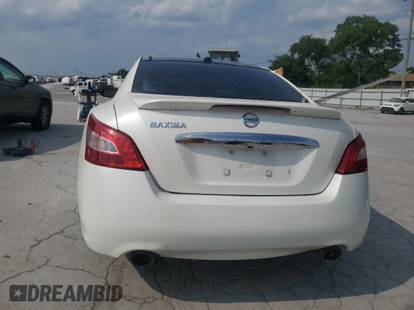 2011 Nissan Maxima SV with VIN 1N4AA5AP6BC806085, listed as a Copart auction lot 59541205 with 129,367 mi miles and Salvage title. Bid and sale history available at DreamBid. Image 6.