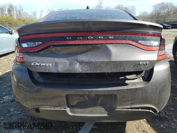 2015 Dodge Dart SXT with VIN 1C3CDFBB7FD309327, listed as a Copart auction lot 46782915 with 150,420 mi miles and Salvage Title. Bid and sale history available at carsss.com. Image 6.