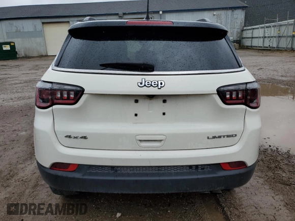 2019 Jeep Compass Limited with VIN 3C4NJDCB6KT656927, listed as a Copart auction lot 61335335 with 81,986 mi miles and Clean title. Bid and sale history available at DreamBid. Image 6.