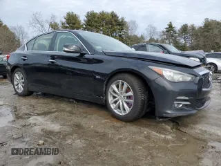 2016 Infiniti Q50 2.0t Premium with VIN JN1CV7AR3GM252089, listed as a Copart auction lot 86515724 with 232,182 mi miles and Salvage Title. Bid and sale history available at carsss.com. Image 4.