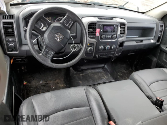 2020 Ram 1500 Classic Tradesman with VIN 1C6RR6KT0LS158572, listed as a Copart auction lot 43178075 with 105,361 mi miles and Salvage Title. Bid and sale history available at carsss.com. Image 8.