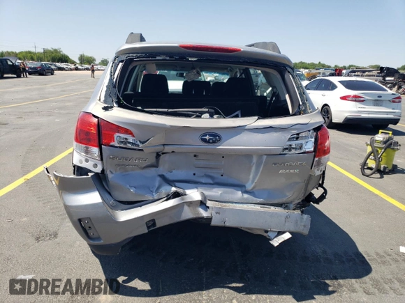 2011 Subaru Outback 2.5i with VIN 4S4BRBAC7B3407748, listed as a Copart auction lot 61662745 with 138,154 mi miles and Salvage title. Bid and sale history available at DreamBid. Image 6.