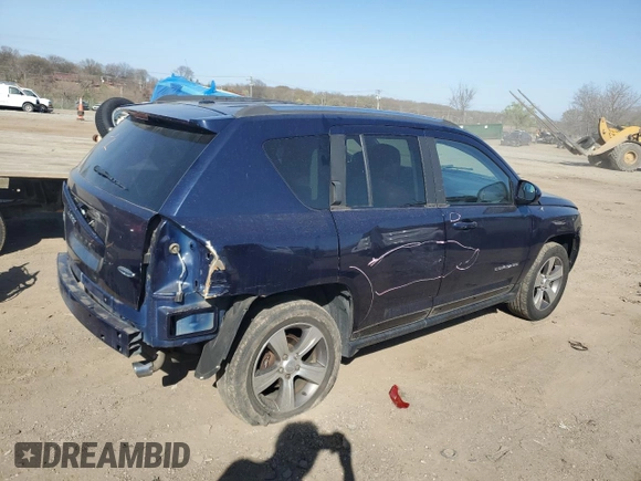 2016 Jeep Compass High Altitude Edition with VIN 1C4NJDEB2GD730001, listed as a Copart auction lot 47213443 with 108,977 mi miles. Bid and sale history available at carsss.com. Image 3.