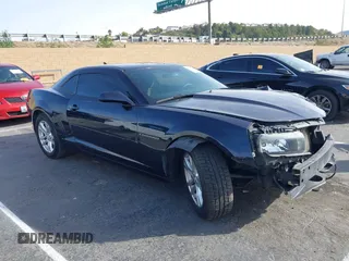 2014 Chevrolet Camaro LS with VIN 2G1FE1E39E9249326, listed as a IAAI auction lot 41465522 with 83,149 mi miles. Bid and sale history available at carsss.com. Image 1.