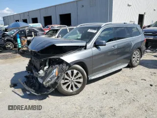 2017 Mercedes-Benz GLS with VIN 4JGDF6EE5HA920148, listed as a Copart auction lot 53545475 with 125,344 mi miles and Salvage Title. Bid and sale history available at carsss.com. Image 1.