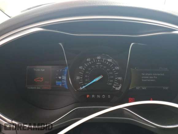 2016 Ford Fusion SE with VIN 3FA6P0H71GR183786, listed as a Copart auction lot 58430385 with 103,948 mi miles and Salvage title. Bid and sale history available at DreamBid. Image 9.