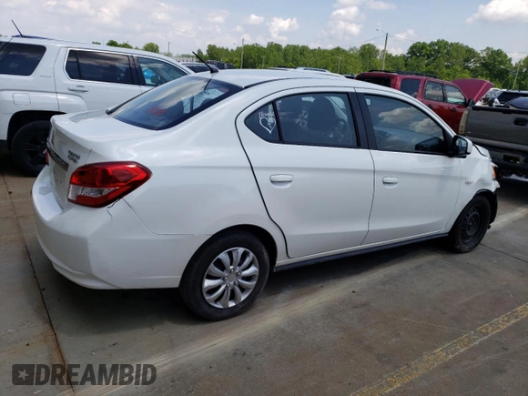 2019 Mitsubishi Mirage G4 ES with VIN ML32F3FJ8KHF11085, listed as a Copart auction lot 55000834 with 90,395 mi miles and Salvage Title. Bid and sale history available at carsss.com. Image 3.