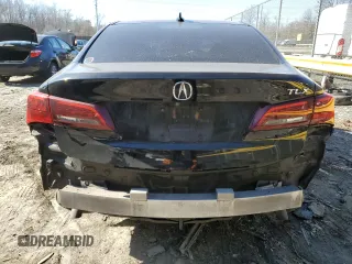 2015 Acura TLX with VIN 19UUB1F38FA024618, listed as a Copart auction lot 46225745 with 158,286 mi miles and Salvage Title. Bid and sale history available at carsss.com. Image 6.