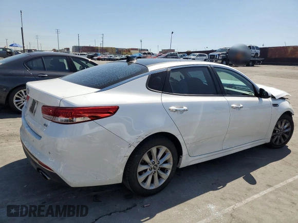 2016 Kia Optima EX with VIN 5XXGU4L33GG090432, listed as a Copart auction lot 49896145 with 103,430 mi miles and Salvage Title. Bid and sale history available at carsss.com. Image 3.