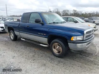2001 Dodge Ram 1500 with VIN 1B7HC13Z01J189755, listed as a IAAI auction lot 41566809 with 158,113 mi miles. Bid and sale history available at carsss.com. Image 1.