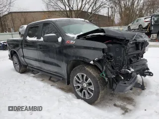 2022 Chevrolet Silverado 1500 RST with VIN 1GCUDEED4NZ524396, listed as a Copart auction lot 44062025 with 67,121 mi miles and Salvage Title. Bid and sale history available at DreamBid. Image 4.
