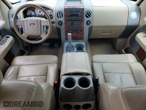 2005 Ford F-150 XLT with VIN 1FTPW14515KE37624, listed as a Copart auction lot 60975915 with 118,976 mi miles and Salvage title. Bid and sale history available at DreamBid. Image 8.