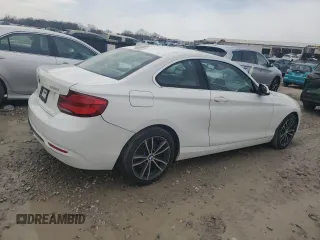 2018 BMW 2 Series 230i xDrive with VIN WBA2J3C52JVD48952, listed as a Copart auction lot 46394065 with 77,274 mi miles and Salvage title. Bid and sale history available at DreamBid. Image 3.