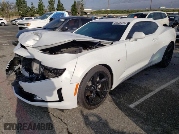 2021 Chevrolet Camaro 1LS with VIN 1G1FB1RX6M0105599, listed as a Copart auction lot 45548463 with 16,953 mi miles. Bid and sale history available at carsss.com. Image 1.