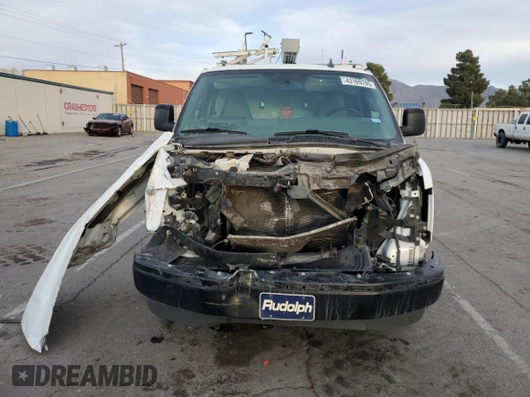 2021 Chevrolet Express Cargo z VIN 1GCWGAFP5M1251810, wystawiony jako Copart lot #43169785 z przebiegiem 57 200 mil mil oraz Szkoda całkowita • Salvage title. Historia ofert i sprzedaży dostępna na DreamBid. Obrazek 5.