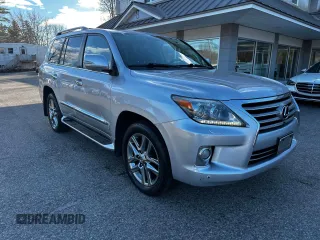 2013 Lexus LX 570 with VIN JTJHY7AXXD4091614, listed as a Copart auction lot 82096184 with 205,635 mi miles and Clean Title. Bid and sale history available at DreamBid. Image 1.