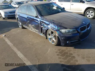 2011 BMW 3 Series 335i with VIN WBAPM5C55BF181990, listed as a IAAI auction lot 41169387 with 1 mi miles. Bid and sale history available at carsss.com. Image 1.