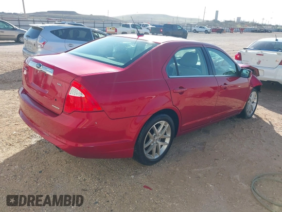 2011 Ford Fusion SEL with VIN 3FAHP0JG5BR325505, listed as a IAAI auction lot 41860856 with 167,723 mi miles. Bid and sale history available at carsss.com. Image 4.