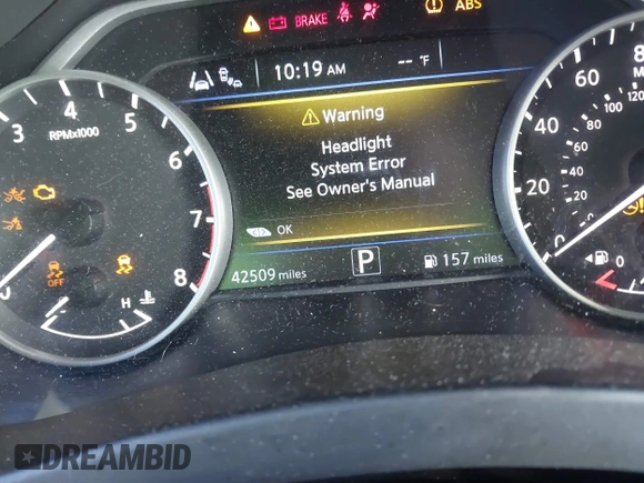 2020 Nissan Murano S with VIN 5N1AZ2AS1LN172482, listed as a IAAI auction lot 40798737 with 42,509 mi miles and . Bid and sale history available at DreamBid. Image 7.
