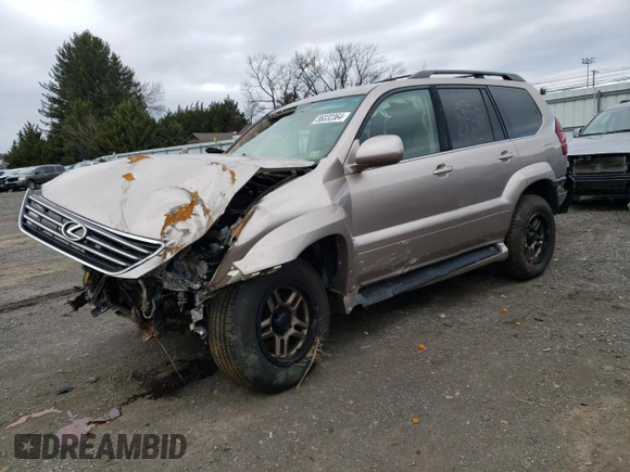 2007 Lexus GX 470 z VIN JTJBT20X470132629, wystawiony jako Copart lot #86832364 z przebiegiem 152 499 mil mil oraz Szkody całkowita. Historia ofert i sprzedaży dostępna na DreamBid. Obrazek 1.