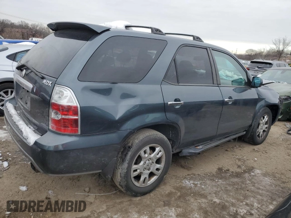 2006 Acura MDX Touring z VIN 2HNYD18746H504211, wystawiony jako Copart lot #88492225 z przebiegiem 270 926 mil mil oraz Szkoda całkowita • Salvage title. Historia ofert i sprzedaży dostępna na DreamBid. Obrazek 3.