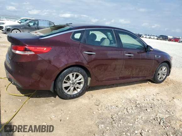 2017 Kia Optima LX with VIN 5XXGT4L30HG159338, listed as a Copart auction lot 53352635 with 128,686 mi miles and Clean Title. Bid and sale history available at carsss.com. Image 3.