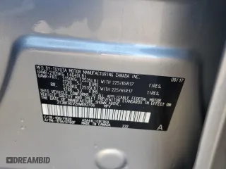2017 Toyota RAV4 LE with VIN 2T3BFREV2HW692706, listed as a Copart auction lot 76488804 with 53,249 mi miles and Salvage Title. Bid and sale history available at carsss.com. Image 14.