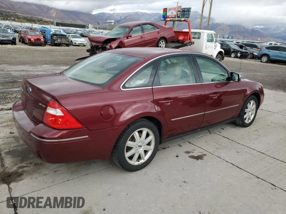 2005 Ford Five Hundred Limited with VIN 1FAFP28155G117589, listed as a Copart auction lot 80336804 with 104,198 mi miles and Salvage Title. Bid and sale history available at carsss.com. Image 3.