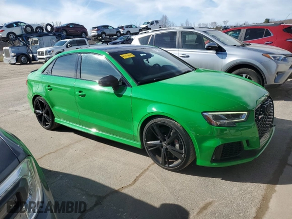 2018 Audi RS 3 z VIN WUABWGFF8J1905063, wystawiony jako Copart lot #51134705 z przebiegiem 58 673 mil mil oraz Szkoda całkowita • Salvage title. Historia ofert i sprzedaży dostępna na DreamBid. Obrazek 4.