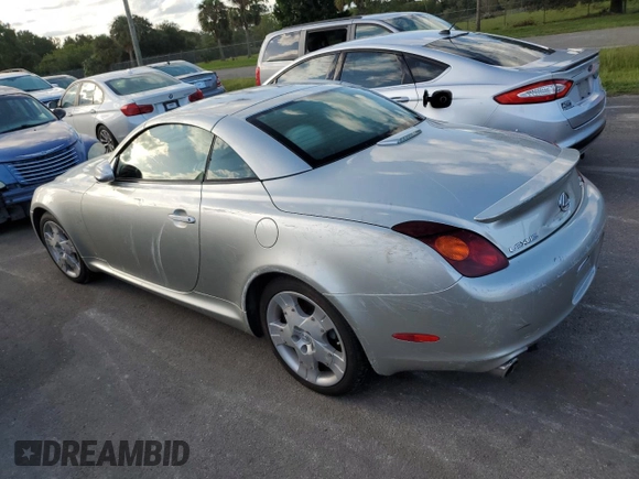 2004 Lexus SC with VIN JTHFN48Y140052660, listed as a Copart auction lot 74563184 with Not Provided miles and Salvage Title. Bid and sale history available at carsss.com. Image 2.