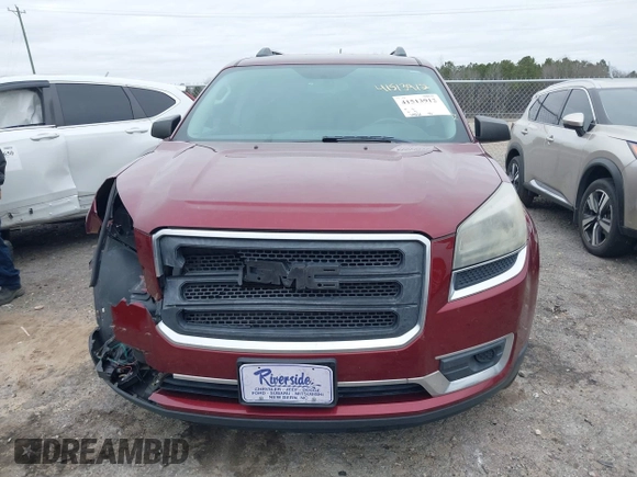 2015 GMC Acadia SLE with VIN 1GKKRNEDXFJ263742, listed as a IAAI auction lot 41513912 with 168,560 mi miles and . Bid and sale history available at DreamBid. Image 13.