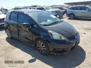 2013 Honda Fit Sport with VIN JHMGE8H57DC049293, listed as a IAAI auction lot 41757899 with 113,963 mi miles. Bid and sale history available at carsss.com. Image 1.