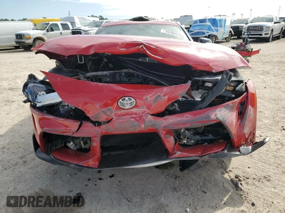2020 Toyota Supra 3.0 z VIN WZ1DB4C06LW022733, wystawiony jako Copart lot #45703115 z przebiegiem 5 682 mil mil oraz Szkoda całkowita • Salvage title. Historia ofert i sprzedaży dostępna na DreamBid. Obrazek 5.