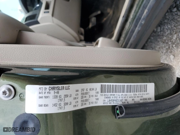 2009 Jeep Grand Cherokee Limited with VIN 1J8HR58P49C511027, listed as a Copart auction lot 63454744 with 145,623 mi miles and Salvage Title. Bid and sale history available at carsss.com. Image 13.