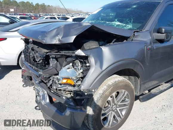 2021 Ford F-150 XL with VIN 1FTFW1E58MKD96370, listed as a IAAI auction lot 41627935 with 60,587 mi miles. Bid and sale history available at carsss.com. Image 6.