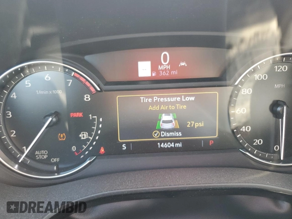 2023 Cadillac XT6 FWD Premium Luxury with VIN 1GYKPCRS0PZ231233, listed as a Copart auction lot 73210244 with 14,604 mi miles and Salvage Title. Bid and sale history available at carsss.com. Image 9.