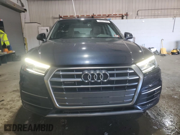2019 Audi Q5 Premium with VIN WA1ANAFY3K2115878, listed as a Copart auction lot 46047055 with 58,089 mi miles and Salvage Title. Bid and sale history available at carsss.com. Image 5.