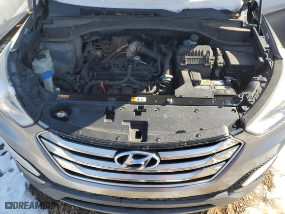 2015 Hyundai Santa Fe Sport with VIN 5XYZW4LAXFG259597, listed as a Copart auction lot 89151495 with 169,039 mi miles and Salvage Title. Bid and sale history available at carsss.com. Image 12.