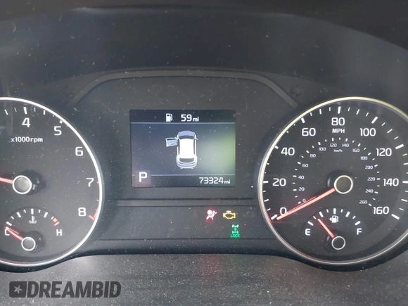 2020 Kia Sportage EX with VIN KNDPNCAC2L7791248, listed as a IAAI auction lot 42104819 with 73,324 mi miles and . Bid and sale history available at DreamBid. Image 7.