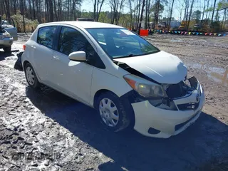 2014 Toyota Yaris L with VIN JTDKTUD39ED579162, listed as a IAAI auction lot 41537370 with 175,140 mi miles. Bid and sale history available at carsss.com. Image 1.