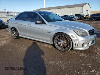 2009 Mercedes-Benz C 63 AMG with VIN WDDGF77X09F344369, listed as a Copart auction lot 71540514 with 221,938 mi miles and Non Repairable. Bid and sale history available at DreamBid. Image 4.