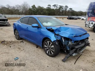 2024 Nissan Sentra SV with VIN 3N1AB8CVXRY213001, listed as a Copart auction lot 47650615 with 11,812 mi miles and Salvage Title. Bid and sale history available at DreamBid. Image 4.