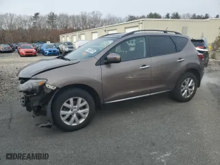 2012 Nissan Murano LE with VIN JN8AZ1MW5CW220240, listed as a Copart auction lot 41689575 with 56,270 mi miles and Salvage Title. Bid and sale history available at carsss.com. Image 1.
