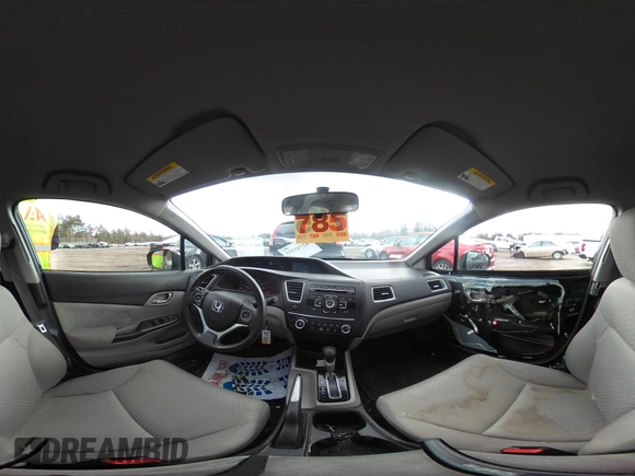 2014 Honda Civic LX with VIN 2HGFB2F53EH540188, listed as a IAAI auction lot 41741533 with 101,467 mi miles. Bid and sale history available at carsss.com. Image 21.