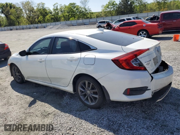 2019 Honda Civic EX-L z VIN 19XFC1F72KE001818, wystawiony jako Copart lot #52411325 z przebiegiem 58 050 mil mil oraz Szkoda całkowita • Salvage title. Historia ofert i sprzedaży dostępna na DreamBid. Obrazek 2.