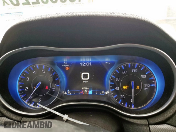 2017 Chrysler 300 Limited with VIN 2C3CCAAG8HH593852, listed as a Copart auction lot 43559225 with 90,538 mi miles and Salvage Title. Bid and sale history available at carsss.com. Image 9.