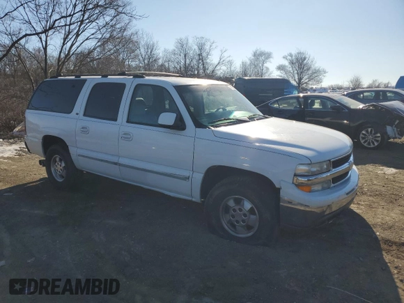 2002 Chevrolet Suburban LT with VIN 1GNFK16Z22J140703, listed as a Copart auction lot 41691065 with 234,596 mi miles and Salvage Title. Bid and sale history available at carsss.com. Image 4.